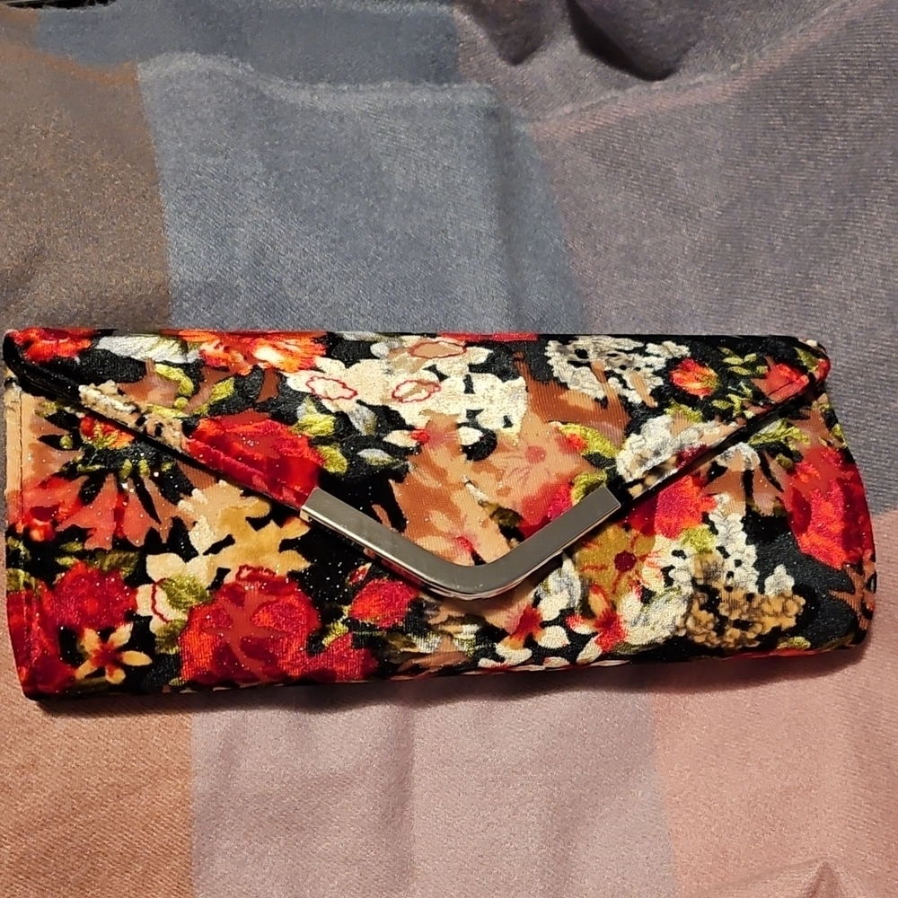 Floral Clutch Bag